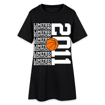 ÉDITION LIMITÉE 2011 BASKETBALL 15E ANNIVERSAIRE - Robe T-shirt Femme - noir - Devant