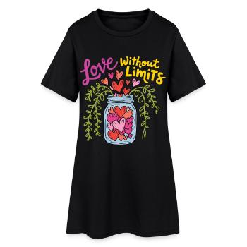 Love Without Limit T-Shirt - Robe T-shirt Femme - noir - Devant