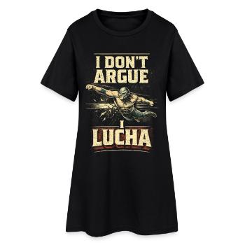 Lucha libre Luchador Je ne discute pas Je Lucha - Robe T-shirt Femme - noir - Devant