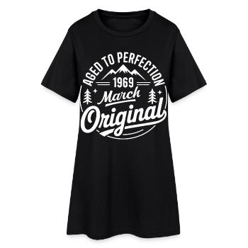March 1969 – Legend of the Peaks and Mountains - Women’s T-Shirt Dress - black - Front