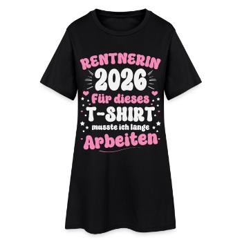 Retraite 2026 Pension Gift Wife Retraite - Robe T-shirt Femme - noir - Devant