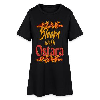 Fleurir avec Ostara Joyeuse Équinoxe de printemps de Pâques - Robe T-shirt Femme - noir - Devant
