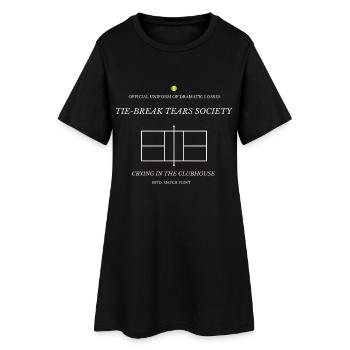 T-shirt de la Société Tears Tears Tie-Bris - Robe T-shirt Femme - noir - Devant