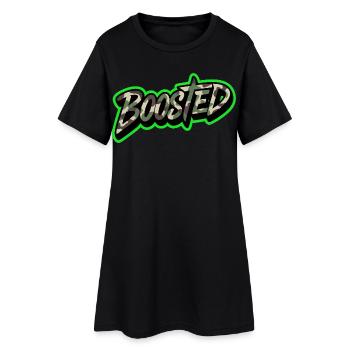 Boosted Tuning Scene Streetwear Shirt Sticker - Women’s T-Shirt Dress - black - Front