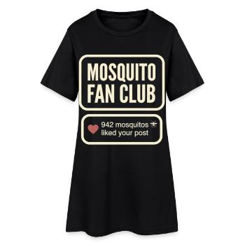 Mosquito Fan Club 942 Mosquitos - Women’s T-Shirt Dress - black - Front