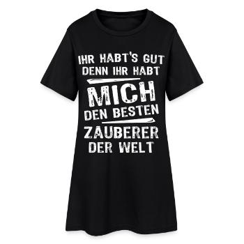 Sorcier - Robe T-shirt Femme - noir - Devant