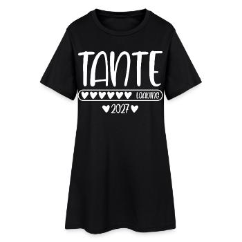 Tante 2027 chargement - Robe T-shirt Femme - noir - Devant