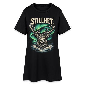 Stillhet viking scandinave - Robe T-shirt Femme - noir - Devant