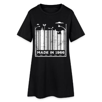 Millésime 1966 - Robe T-shirt Femme - noir - Devant