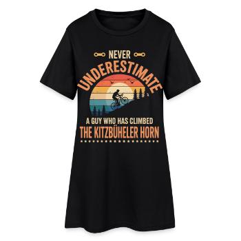 A Guy Who Has Climbed TKitzbüheler Horn - Robe T-shirt Femme - noir - Devant