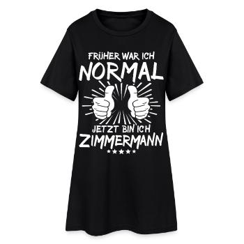 Charpentier - Robe T-shirt Femme - noir - Devant