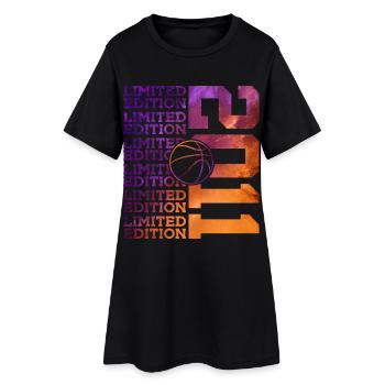 ÉDITION LIMITÉE 2011 BASKETBALL 15E ANNIVERSAIRE - Robe T-shirt Femme - noir - Devant