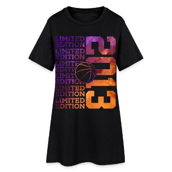 ÉDITION LIMITÉE 2013 BASKETBALL 13E ANNIVERSAIRE - Robe T-shirt Femme - noir - Devant