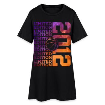 ÉDITION LIMITÉE 2012 BASKETBALL 14E ANNIVERSAIRE - Robe T-shirt Femme - noir - Devant