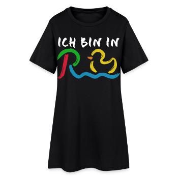Je suis à la retraite - Retraite - Pension - Robe T-shirt Femme - noir - Devant