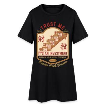 Croyez-moi, c’est un pack booster d’investissement rêve - Robe T-shirt Femme - noir - Devant