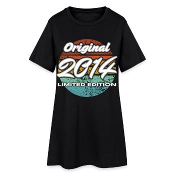 12e anniversaire 2014 cadeau garçons et filles - Robe T-shirt Femme - noir - Devant