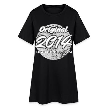 12e anniversaire 2014 cadeau garçons et filles - Robe T-shirt Femme - noir - Devant