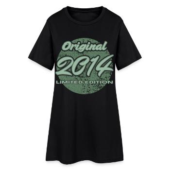 12e anniversaire 2014 cadeau garçons et filles - Robe T-shirt Femme - noir - Devant