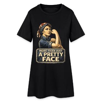 Féminisme Féministe Féministe - Robe T-shirt Femme - noir - Devant