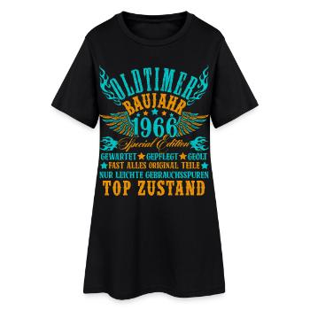 60th Birthday 60 Years Decoration 1965 Gift Funny - Women’s T-Shirt Dress - black - Front