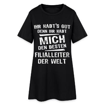 branch manager - Women’s T-Shirt Dress - black - Front