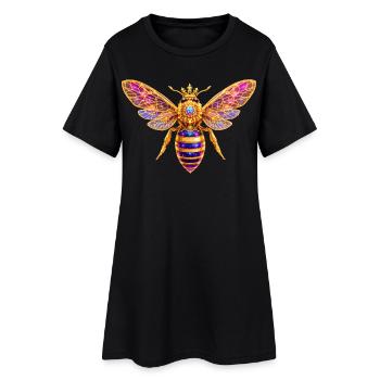 Queen Bee Bienenkönigin - Women’s T-Shirt Dress - black - Front