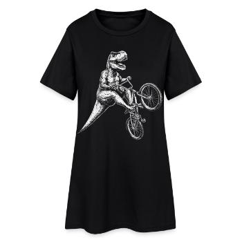 BMX Vélo Dinosaure Enfants Vélo BMX Garçons - Robe T-shirt Femme - noir - Devant