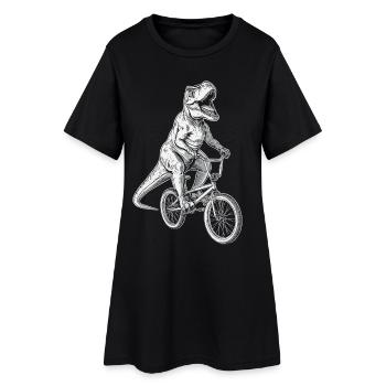 BMX Vélo Dinosaure Garçons Vélo BMX Kids - Robe T-shirt Femme - noir - Devant