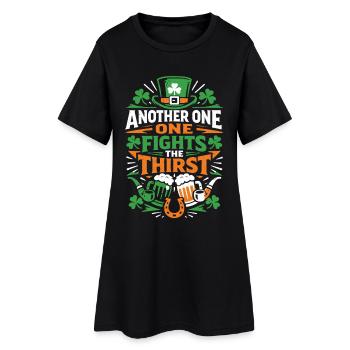 Un autre combat la soif | La Saint-Patrick - Robe T-shirt Femme - noir - Devant