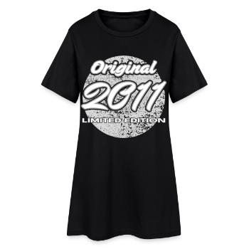 15e anniversaire 2011 cadeau garçons et filles - Robe T-shirt Femme - noir - Devant