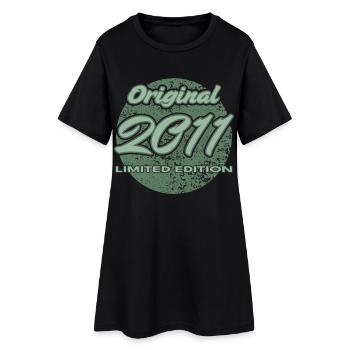 15e anniversaire 2011 cadeau garçons et filles - Robe T-shirt Femme - noir - Devant
