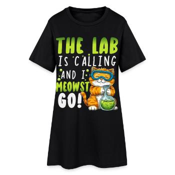 Scientifiques Sciences naturelles Chimie des chats - Robe T-shirt Femme - noir - Devant