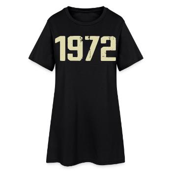 Jubiläum 1972 - Frauen T-Shirt-Kleid - Schwarz - Vorne