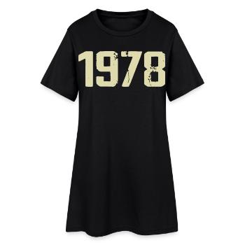 Jubilé 1978 - Robe T-shirt Femme - noir - Devant