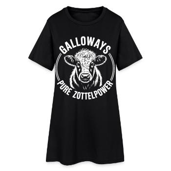 Galloway Beef Head - Women’s T-Shirt Dress - black - Front