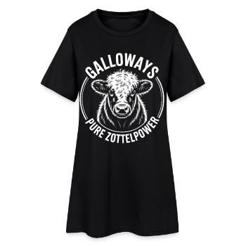 Galloway Beef Head - Women’s T-Shirt Dress - black - Front