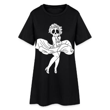 Fantôme de Marylin Monroe - Robe T-shirt Femme - noir - Devant