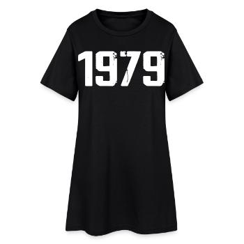 1979 - Génial depuis 1979 - Robe T-shirt Femme - noir - Devant