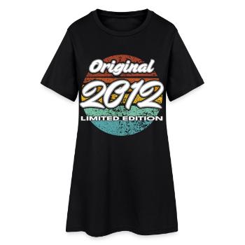 14e anniversaire 2012 cadeau garçons et filles - Robe T-shirt Femme - noir - Devant