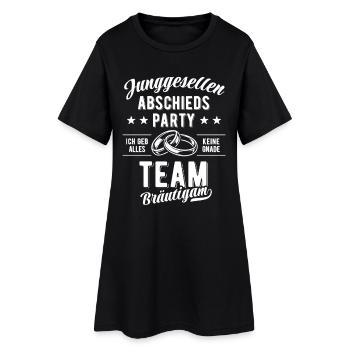 Enterrement de vie de garçon | Marié d’équipe - Robe T-shirt Femme - noir - Devant