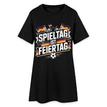 Match day is a public holiday Germany Fan - Women’s T-Shirt Dress - black - Front