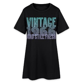 Millésime 1966 - Robe T-shirt Femme - noir - Devant