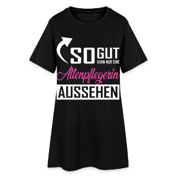 Seule une infirmière gériatrique peut avoir une telle allure - Robe T-shirt Femme - noir - Devant