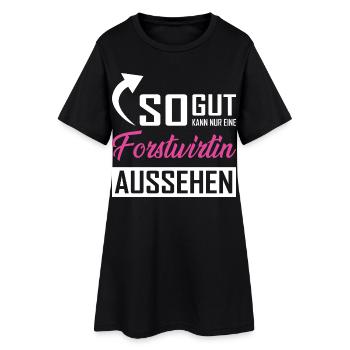 Only a forester can look so good - Women’s T-Shirt Dress - black - Front