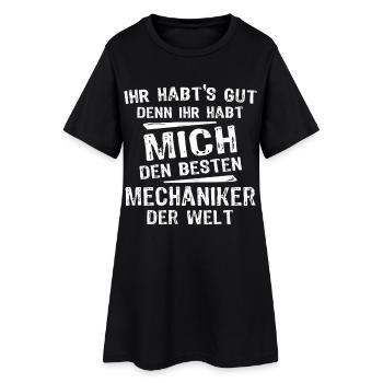 mechanic - Women’s T-Shirt Dress - black - Front