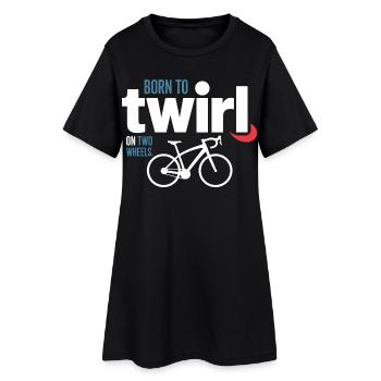 Acrobatie professionnelle à vélo Tourbillon d’élite - Robe T-shirt Femme - noir - Devant