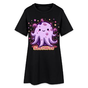 Niedlicher Azathoth kosmischer Horror Lovecraftianer - Frauen T-Shirt-Kleid - Schwarz - Vorne