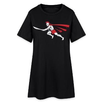 Spartan Attack Sword Mascot Spartan Dash - Women’s T-Shirt Dress - black - Front