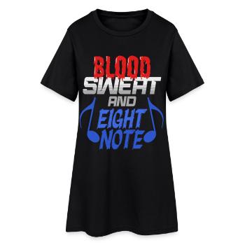Spielmannszug Blaskapelle - Frauen T-Shirt-Kleid - Schwarz - Vorne